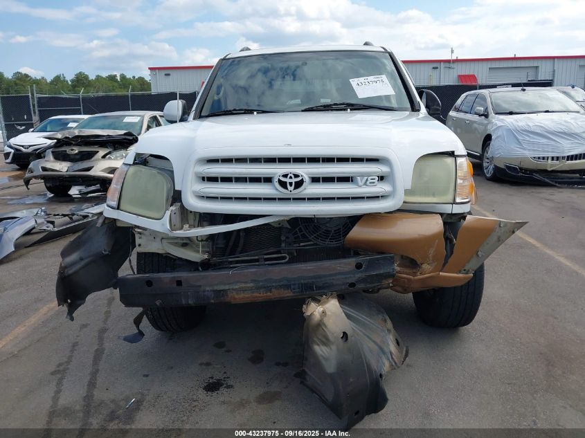 2004 Toyota Sequoia Sr5 V8 VIN: 5TDZT34A84S206429 Lot: 43237975