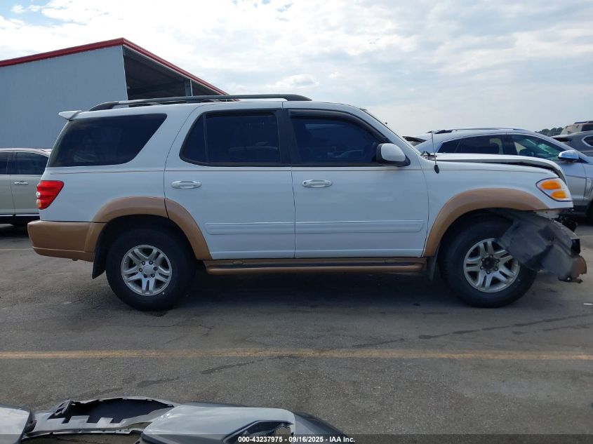 2004 Toyota Sequoia Sr5 V8 VIN: 5TDZT34A84S206429 Lot: 43237975