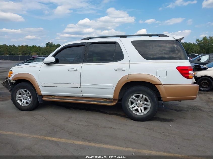 2004 Toyota Sequoia Sr5 V8 VIN: 5TDZT34A84S206429 Lot: 43237975