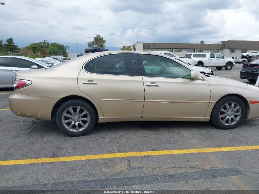 2004 Lexus Es 330 VIN: JTHBA30G445029061 Lot: 43238014