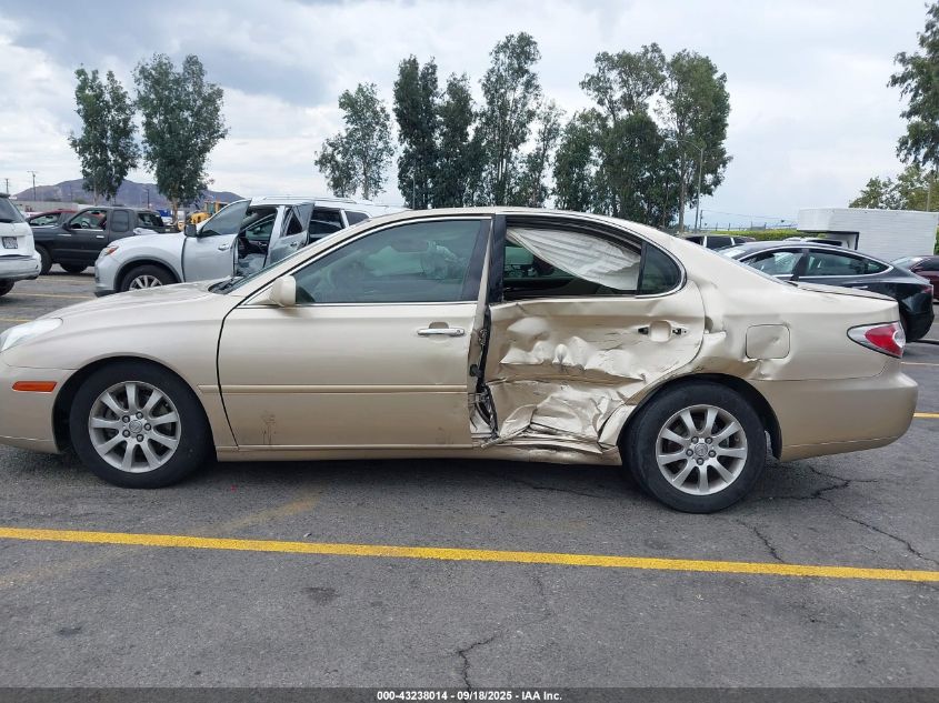 2004 Lexus Es 330 VIN: JTHBA30G445029061 Lot: 43238014