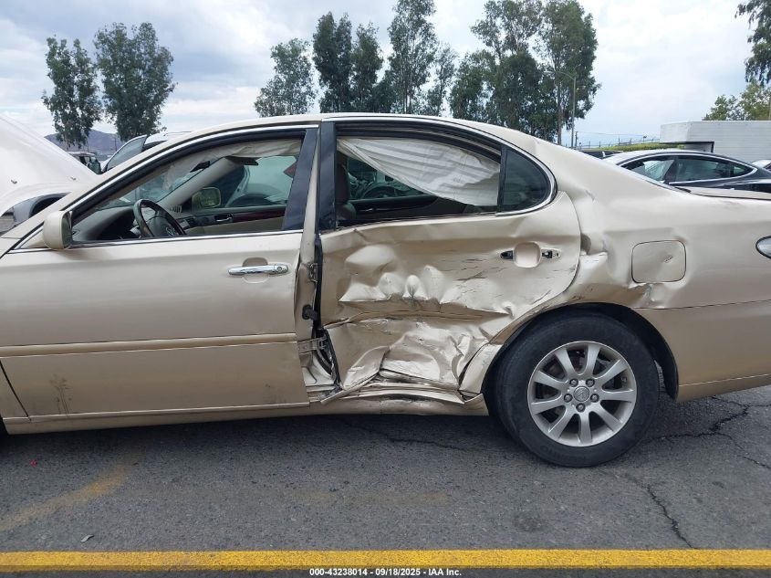 2004 Lexus Es 330 VIN: JTHBA30G445029061 Lot: 43238014