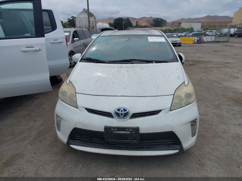 2012 Toyota Prius Two VIN: JTDKN3DU2C1484129 Lot: 43238024