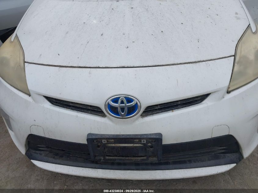 2012 Toyota Prius Two VIN: JTDKN3DU2C1484129 Lot: 43238024