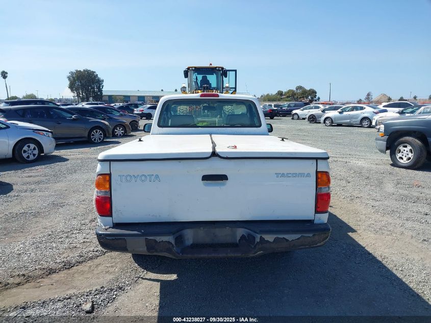 2004 Toyota Tacoma VIN: 5TENL42N54Z399698 Lot: 43238027