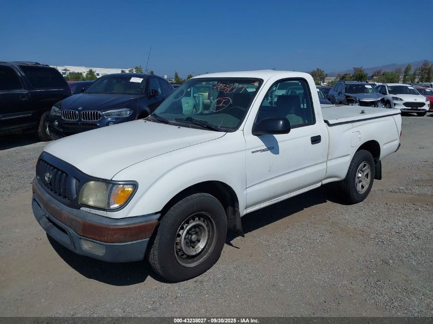 2004 Toyota Tacoma VIN: 5TENL42N54Z399698 Lot: 43238027
