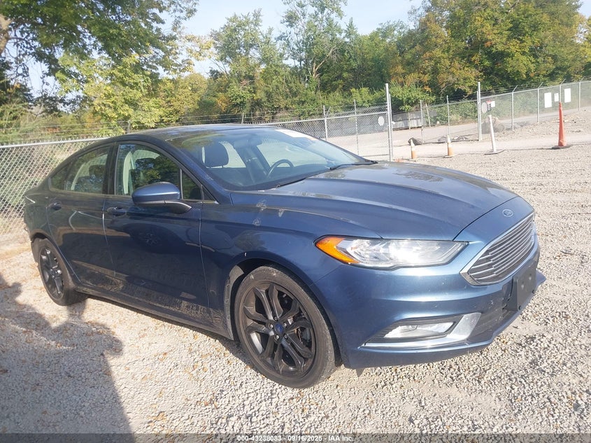 2018 Ford Fusion Se VIN: 3FA6P0HD9JR151536 Lot: 43238083