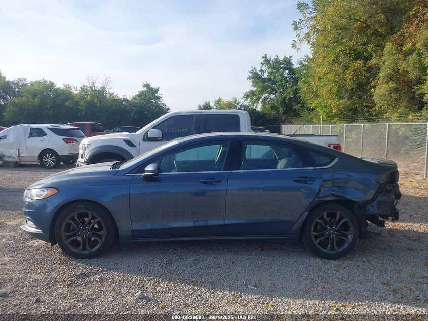 2018 Ford Fusion Se VIN: 3FA6P0HD9JR151536 Lot: 43238083