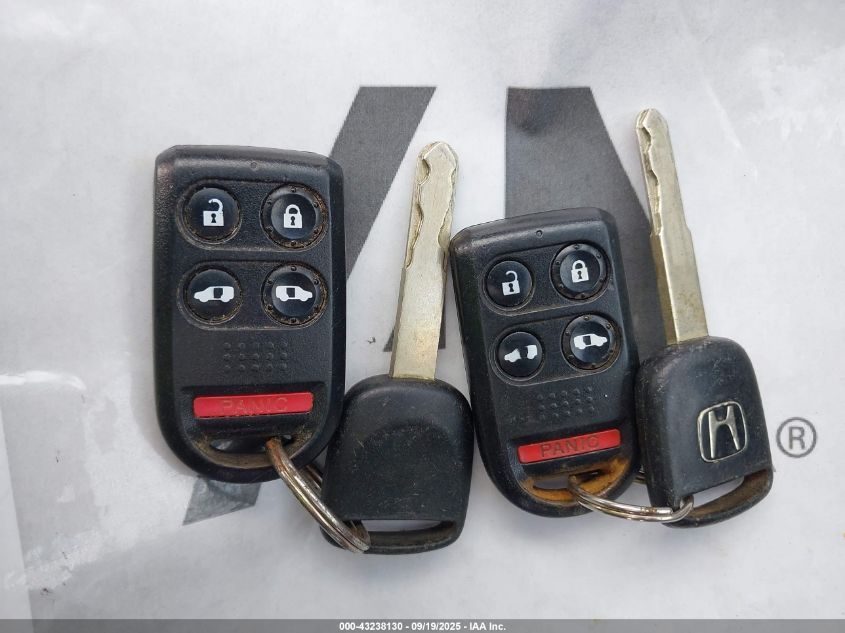 2007 Honda Odyssey Ex-L VIN: 5FNRL38687B422280 Lot: 43238130