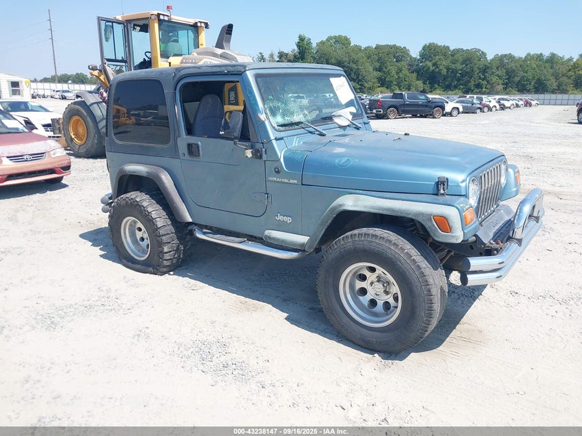 1998 Jeep Wrangler Se blue other gasoline 1J4FY29P7WP767000 photo #1