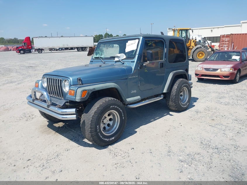 1998 Jeep Wrangler Se blue other gasoline 1J4FY29P7WP767000 photo #3