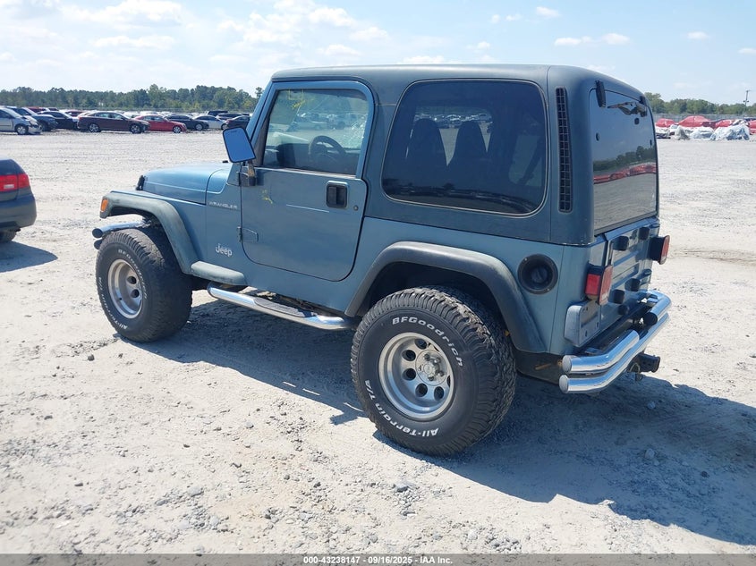 1998 Jeep Wrangler Se blue other gasoline 1J4FY29P7WP767000 photo #4