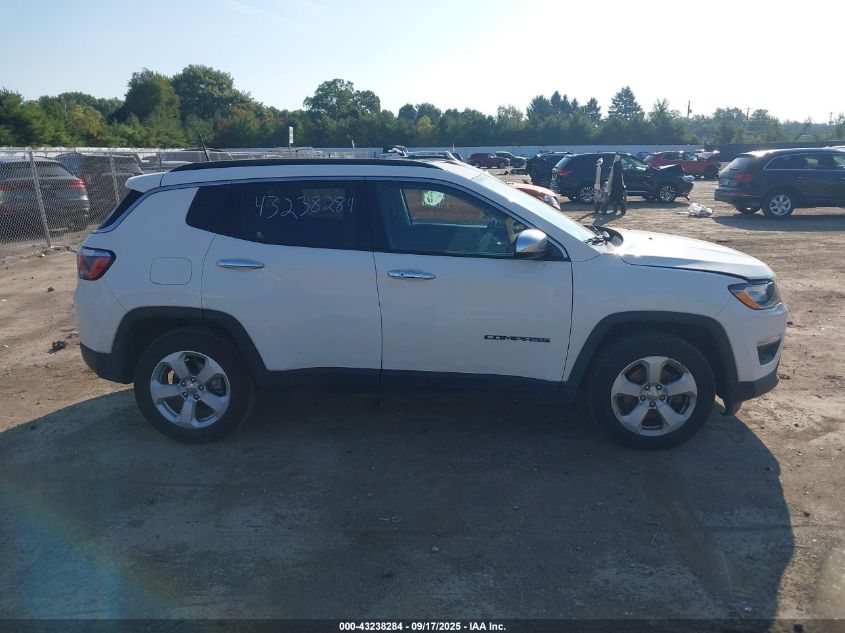 2018 Jeep Compass Latitude Fwd VIN: 3C4NJCBB0JT503258 Lot: 43238284