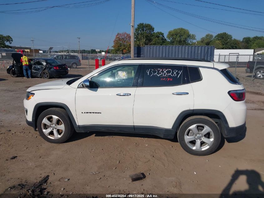 2018 Jeep Compass Latitude Fwd VIN: 3C4NJCBB0JT503258 Lot: 43238284