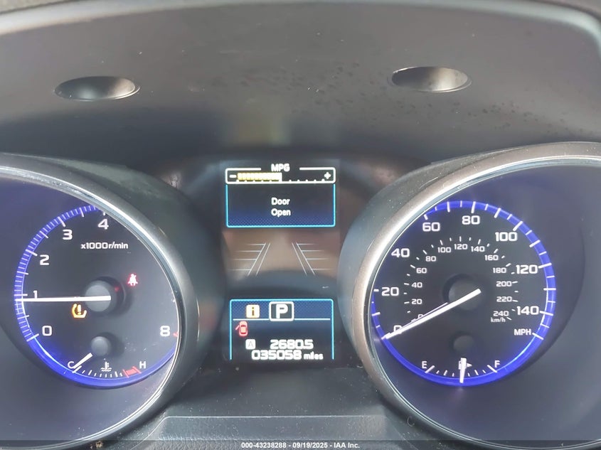 2019 SUBARU OUTBACK 2.5I LIMITED - 4S4BSANC3K3390181