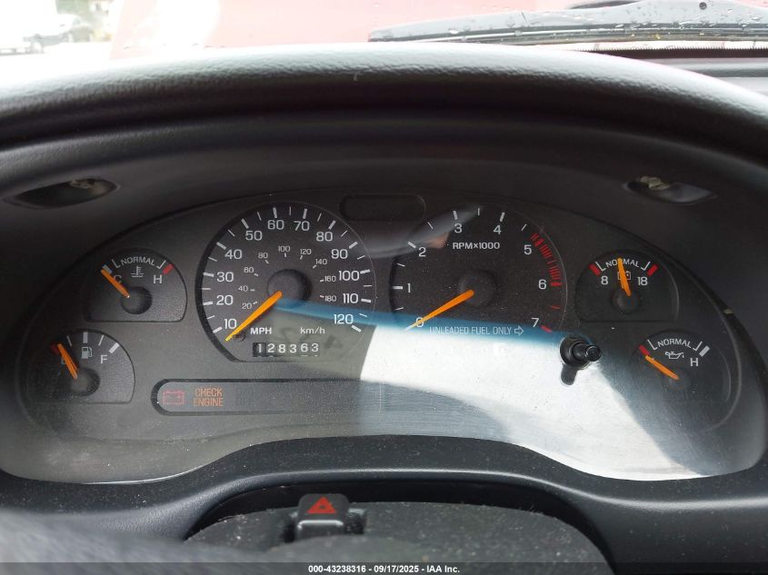 1997 Ford Mustang VIN: 1FALP4048VF184102 Lot: 43238316