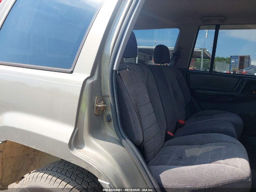 1996 Jeep Grand Cherokee Laredo VIN: 1J4FX58S2TC398351 Lot: 43238481