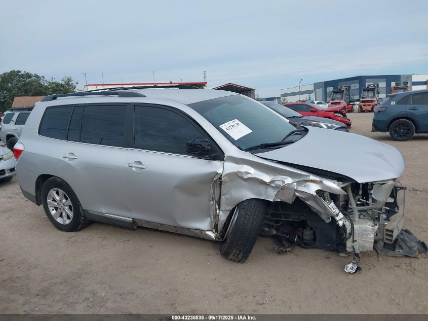 2011 Toyota Highlander Base V6 VIN: 5TDBK3EHXBS075212 Lot: 43238538