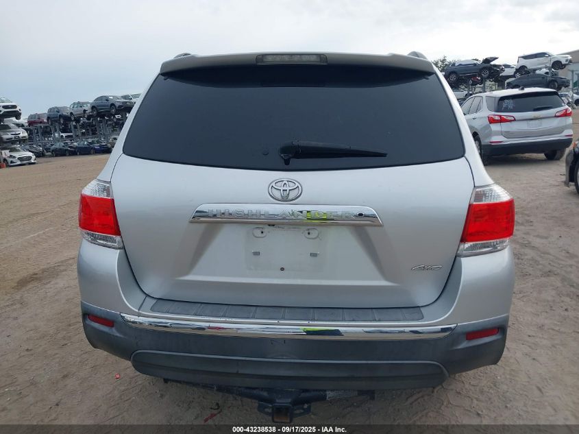 2011 Toyota Highlander Base V6 VIN: 5TDBK3EHXBS075212 Lot: 43238538