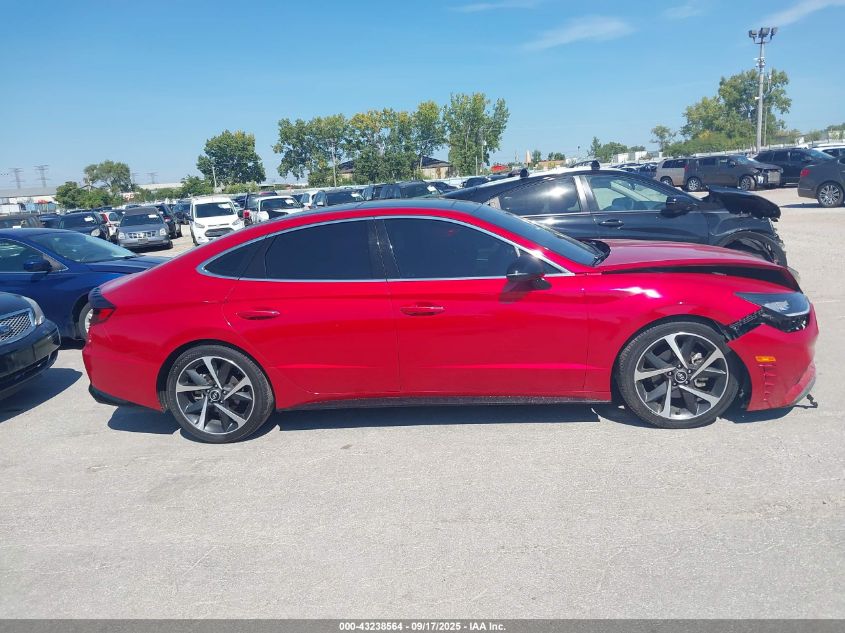 2021 Hyundai Sonata Sel Plus VIN: 5NPEJ4J27MH107470 Lot: 43238564