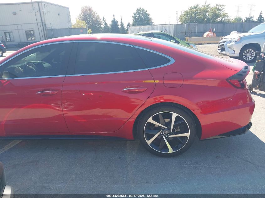 2021 Hyundai Sonata Sel Plus VIN: 5NPEJ4J27MH107470 Lot: 43238564