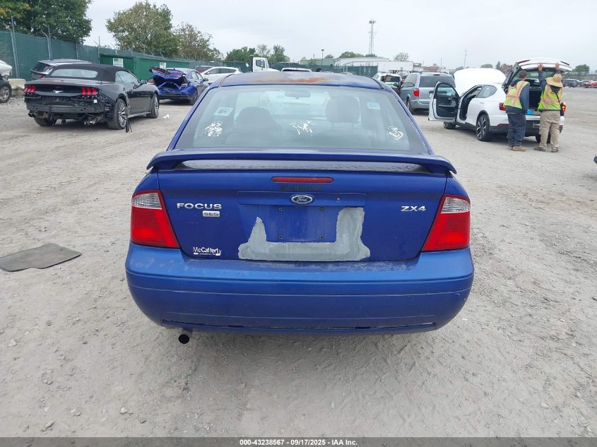 2006 Ford Focus Zx4 VIN: 1FAHP34N46W133197 Lot: 43238567