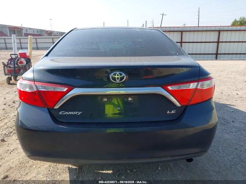 2015 Toyota Camry Le VIN: 4T4BF1FK6FR475175 Lot: 43238571