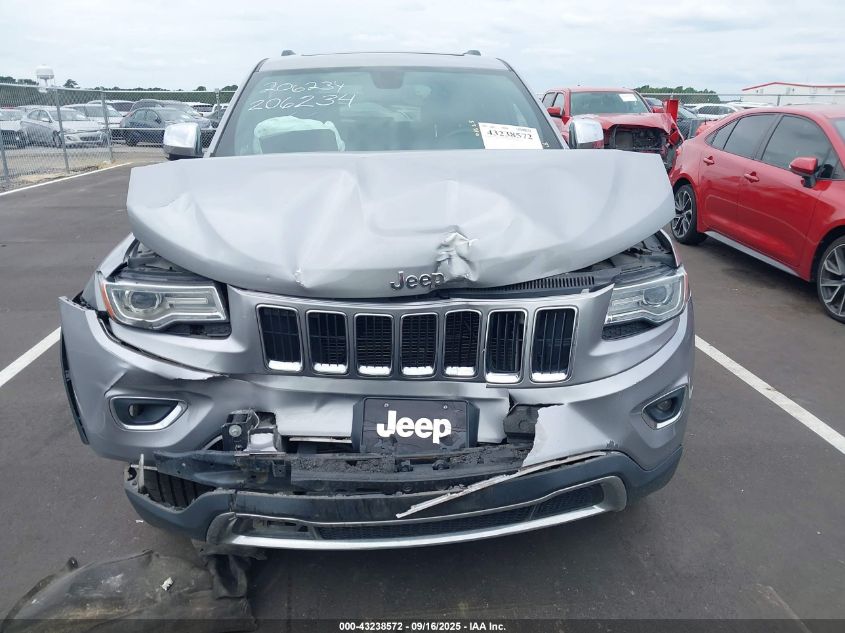 2014 Jeep Grand Cherokee Limited VIN: 1C4RJEBG6EC453671 Lot: 43238572