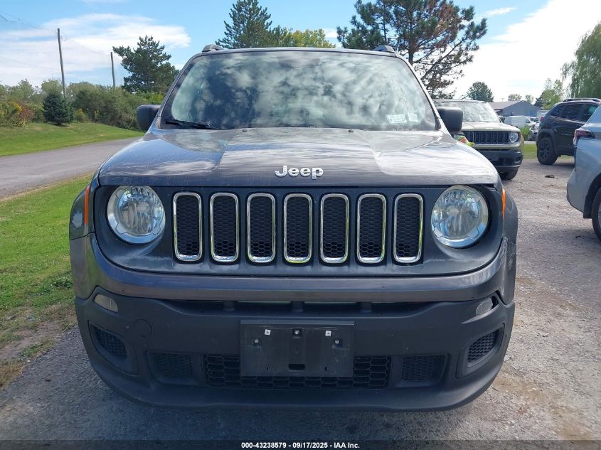 2016 Jeep Renegade Sport VIN: ZACCJBATXGPD63862 Lot: 43238579