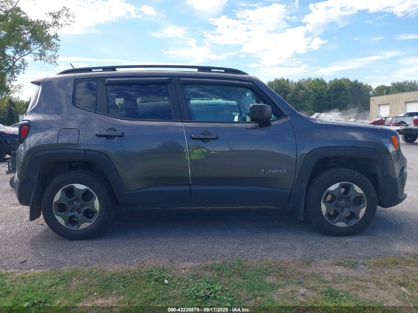 2016 Jeep Renegade Sport VIN: ZACCJBATXGPD63862 Lot: 43238579