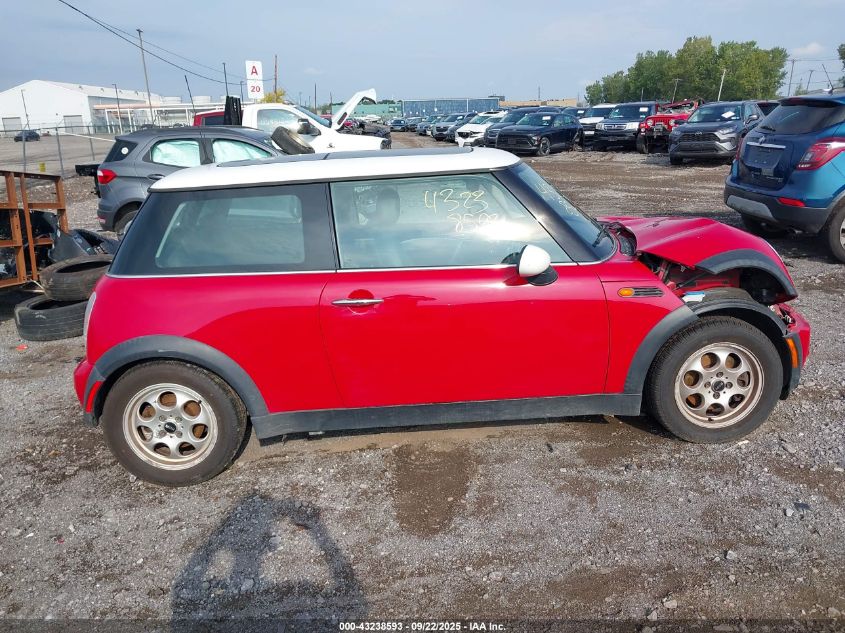 2004 Mini Cooper VIN: WMWRC33454TC54385 Lot: 43238593