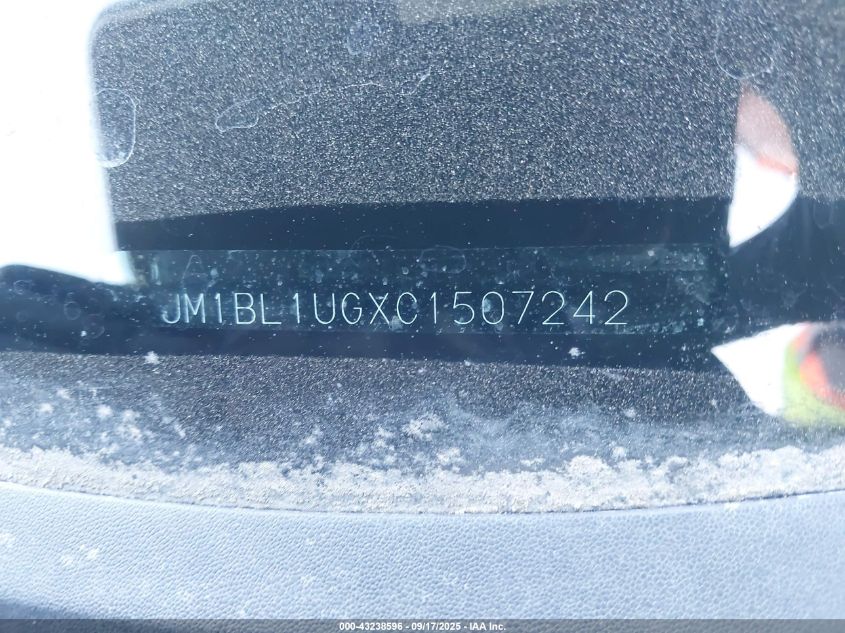 2012 Mazda Mazda3 I Sport VIN: JM1BL1UGXC1507242 Lot: 43238596