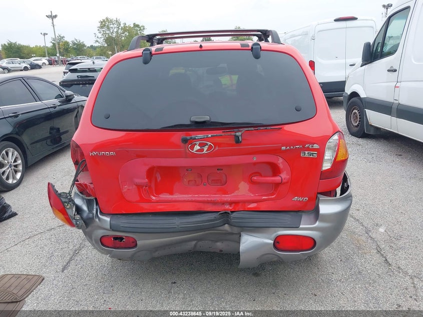 2004 Hyundai Santa Fe Gls/Lx VIN: KM8SC73E64U670517 Lot: 43238645