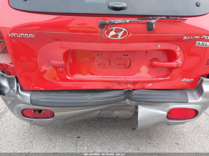 2004 Hyundai Santa Fe Gls/Lx VIN: KM8SC73E64U670517 Lot: 43238645