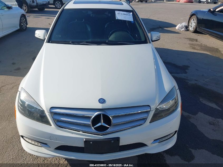 2011 Mercedes-Benz C 300 Luxury/Sport VIN: WDDGF5EB9BR164520 Lot: 43238653