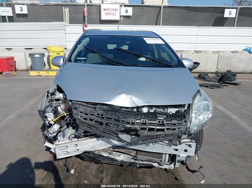 2013 Toyota Prius Two VIN: JTDKN3DUXD5676148 Lot: 43238729