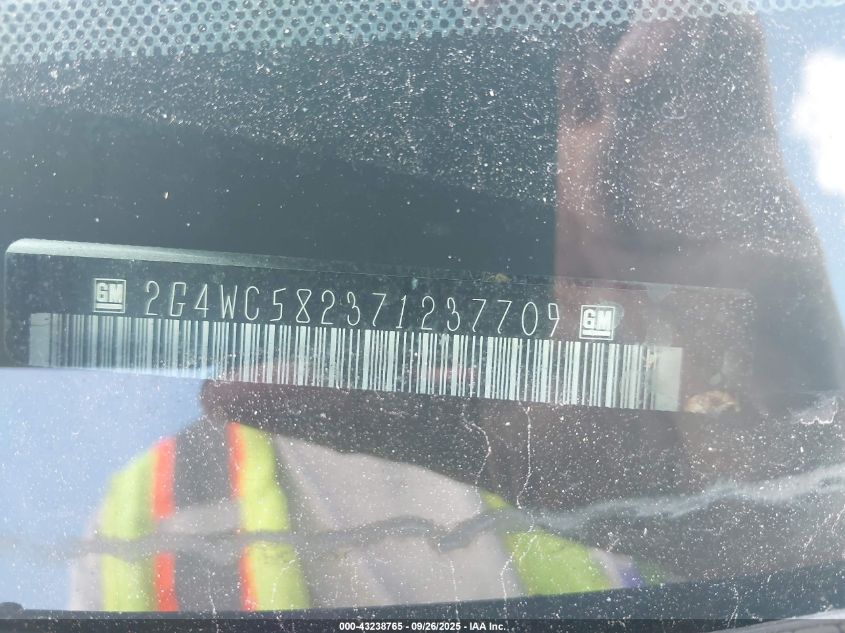2007 Buick Lacrosse Cx VIN: 2G4WC582371237709 Lot: 43238765