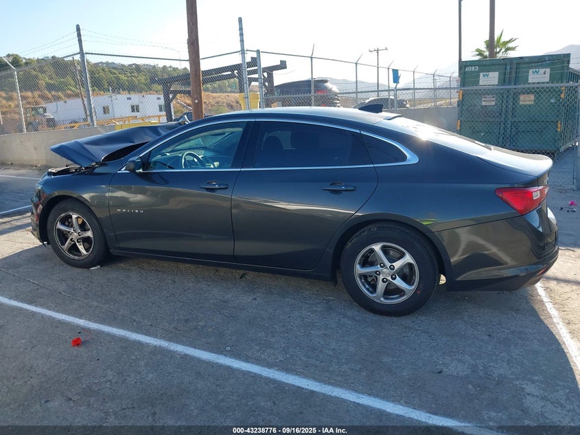 2017 Chevrolet Malibu Ls VIN: 1G1ZB5ST2HF277403 Lot: 43238776