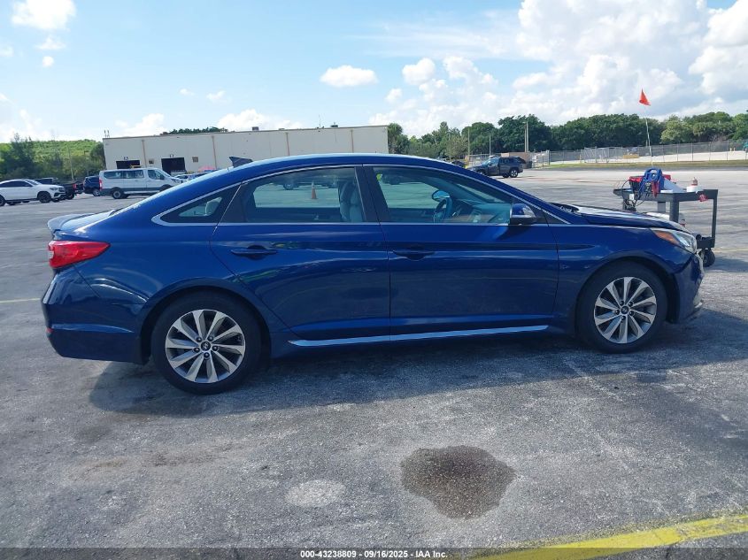 2016 Hyundai Sonata Sport VIN: 5NPE34AF0GH423049 Lot: 43238809