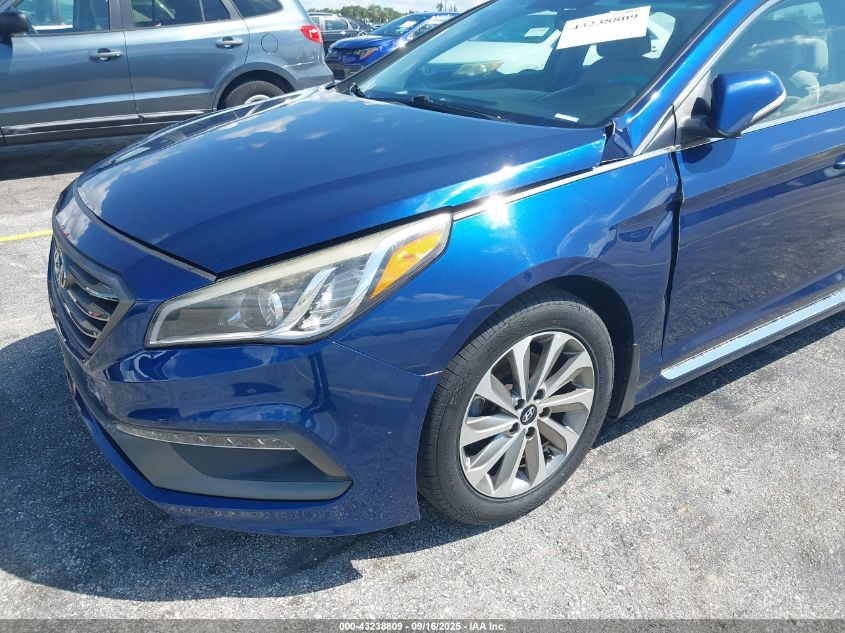 2016 Hyundai Sonata Sport VIN: 5NPE34AF0GH423049 Lot: 43238809