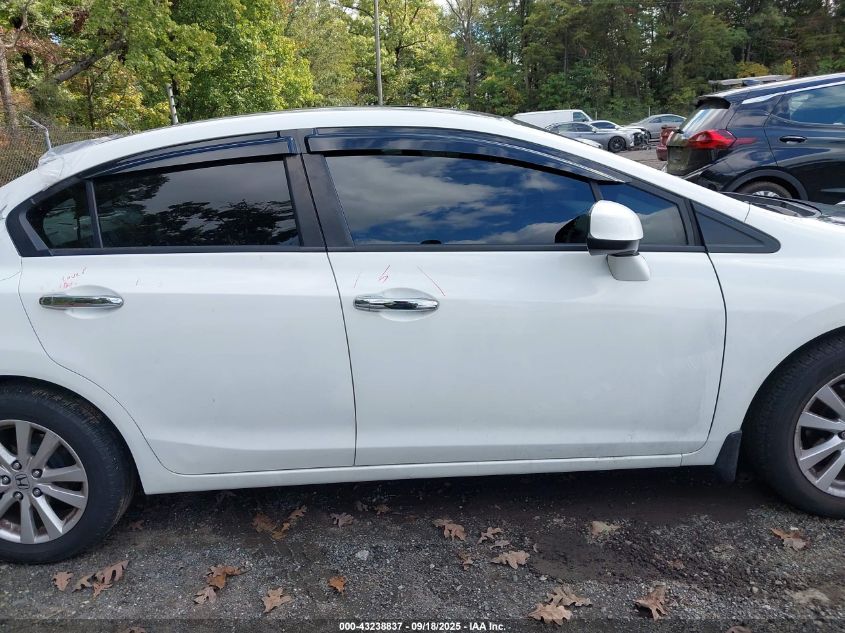 2012 Honda Civic Ex VIN: 19XFB2F81CE097587 Lot: 43238837