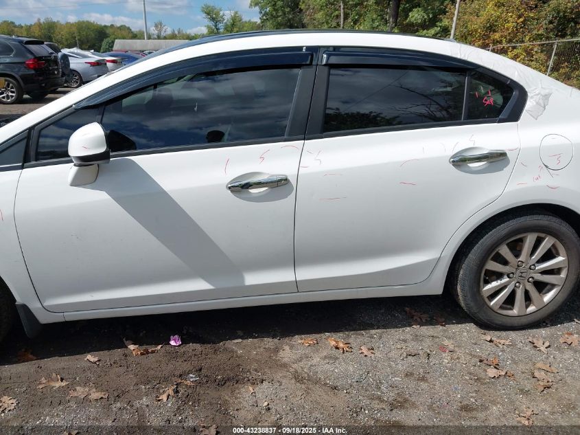 2012 Honda Civic Ex VIN: 19XFB2F81CE097587 Lot: 43238837