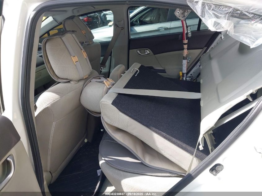 2012 Honda Civic Ex VIN: 19XFB2F81CE097587 Lot: 43238837