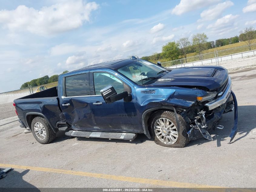 2021 Chevrolet Silverado 2500Hd 4Wd Standard Bed High Country VIN: 1GC4YREY7MF216010 Lot: 43238861