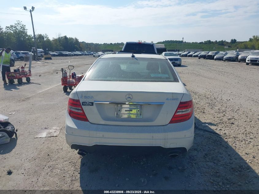 2012 Mercedes-Benz C 300 Luxury 4Matic/Sport 4Matic VIN: WDDGF8BB2CA648843 Lot: 43238906