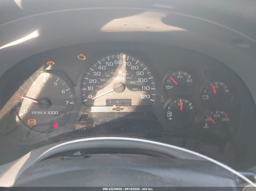 2005 Chevrolet Trailblazer Ls/Lt VIN: 1GNDS13S152176718 Lot: 43238935