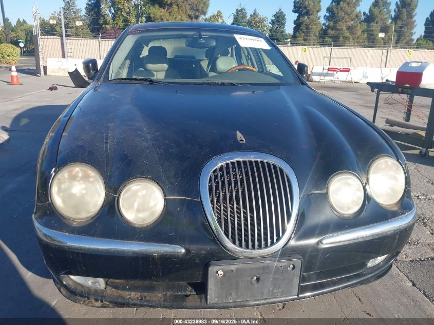 2001 Jaguar S-Type 4.0L V8 VIN: SAJDA01P81GM02644 Lot: 43238983