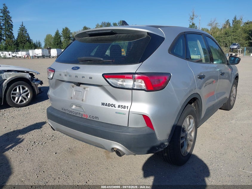 2020 Ford Escape 1.5 Silver Lot 111043238996 Vin 1FMCU0F60LUB71188