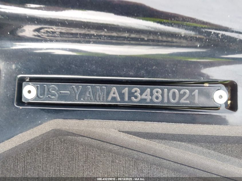 2021 Yamaha Gp1800 VIN: YAMA1348I021 Lot: 43239010