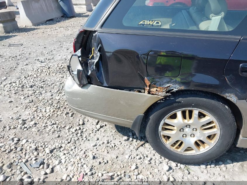 2003 Subaru Outback H6-3.0 L.l. Bean Edition VIN: 4S3BH806037617057 Lot: 43239016